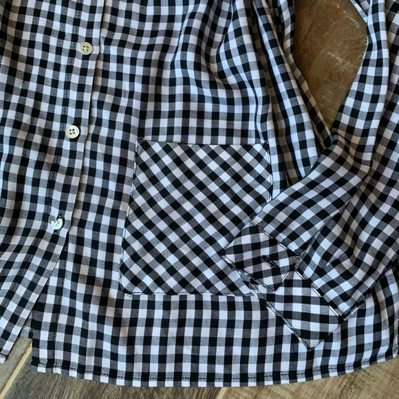 ✨ J. Jill Button Down Plaid Long Sleeve Top - Picture 3 of 7